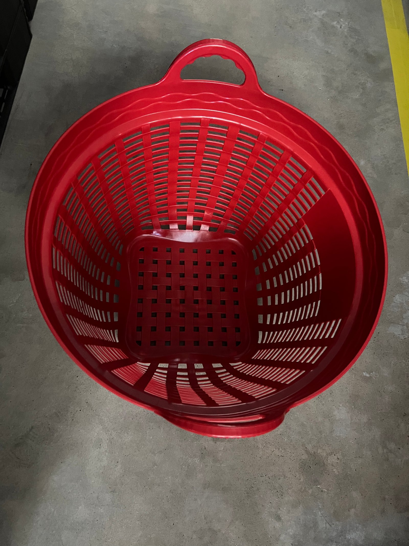 榴莲专用采摘塑料筐 660x460mm 红色